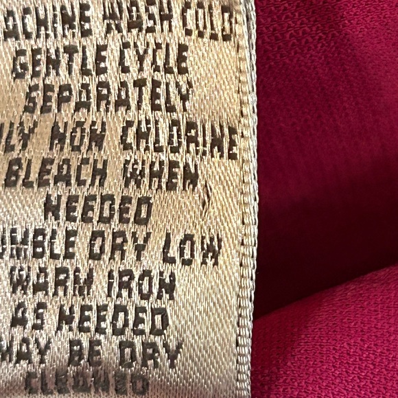 Chico’s Full Zip Nylon-Cotton Blend Magenta Jacket - Picture 12 of 14